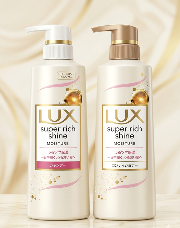 Lux Super Rich Shine Moisture shampoo and conditioner