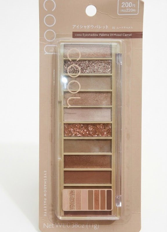 Daiso Coou Eyeshadow Palette 01 Mood Camel