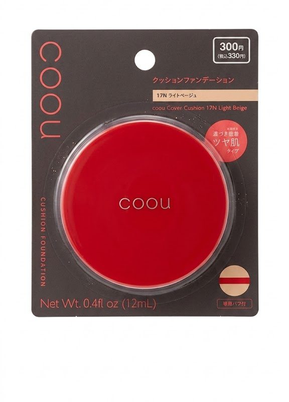 Daiso Coou Cover Cushion foundation
