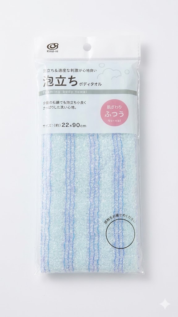 Kirel-ni foaming body towel (for Girls)