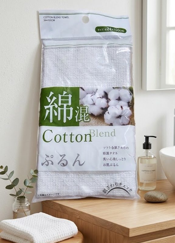 Cotton Blend Body Towel (For Girls)