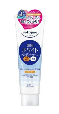 KOSE Softymo Cleansing Foam 2 in 1 Makeup Remover Face Wash - Image 3