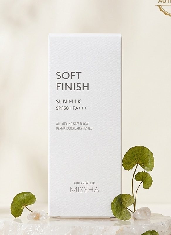 Missha All Around Safe Block Soft Finish Sun Milk SPF50+ PA+++