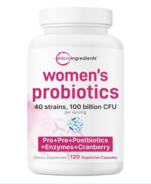 Micro Ingredients Women’s Probiotics 100 Billion CFU, 120 Veggie Capsules
